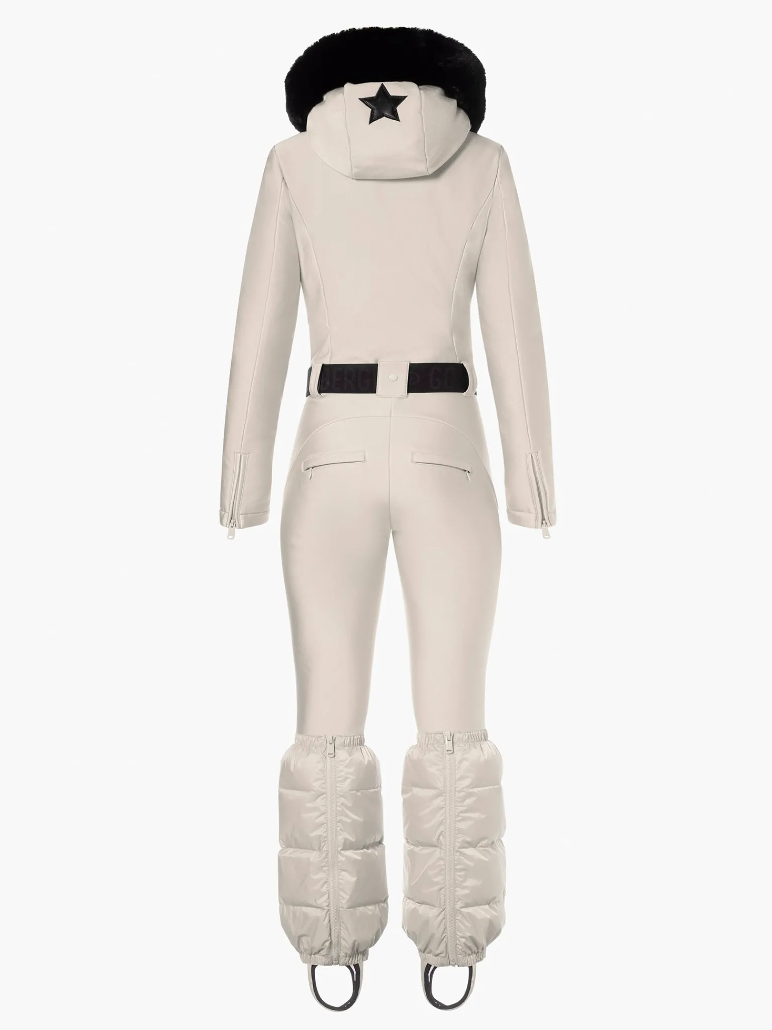 Ski Pakken-Goldbergh GLISSER FAUX BORDER Ski Suit champagne