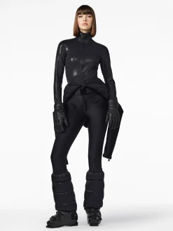 Ski Pakken-Goldbergh GLISSER FAUX BORDER Ski Suit black