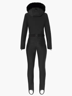 Ski Pakken-Goldbergh GLISSER FAUX BORDER Ski Suit black