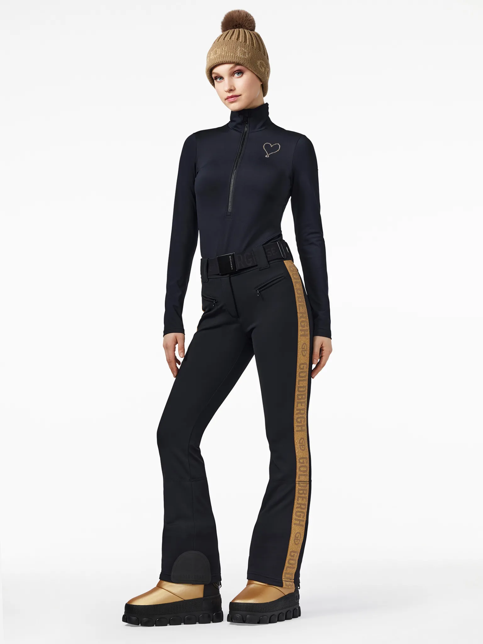Ski Broeken-Goldbergh GOLDEN EDGE Ski Pants black