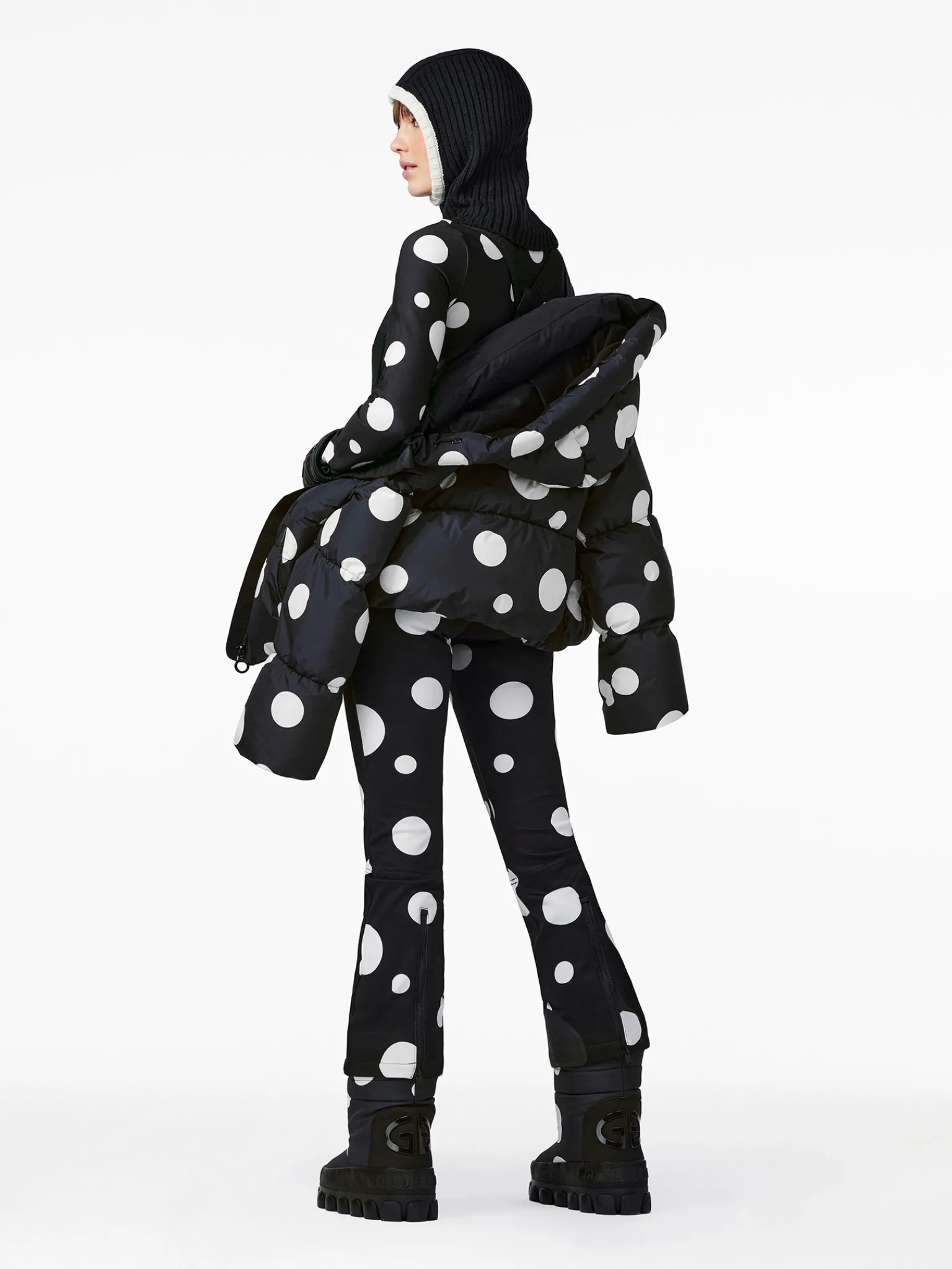 Ski Jassen-Goldbergh GRAND Ski Jacket Dot black