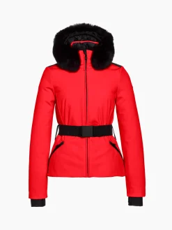 Ski Jassen-Goldbergh Hida Faux Border Ski Jacket Flame