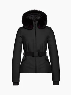 Ski Jassen-Goldbergh Hida Faux Border Ski Jacket Black