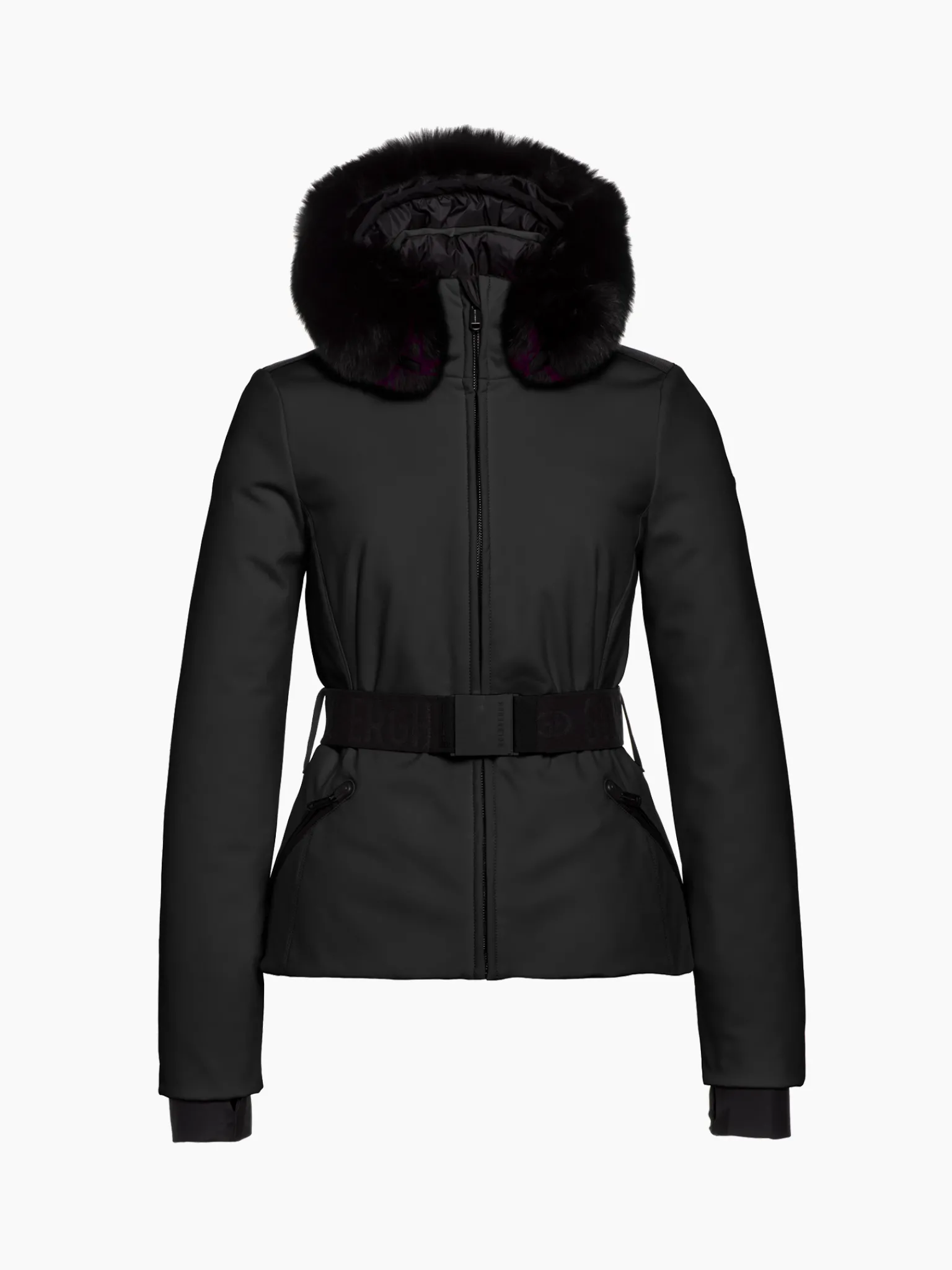 Ski Jassen-Goldbergh Hida Faux Border Ski Jacket Black