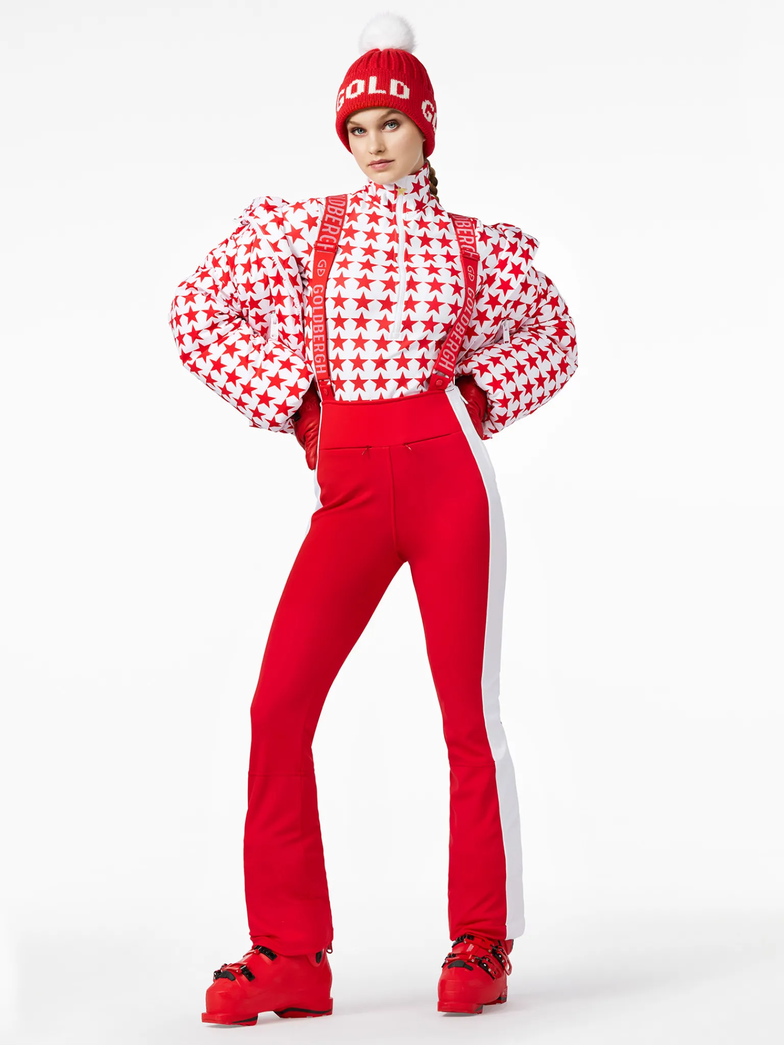 Ski Broeken-Goldbergh HIGH END Ski Pants flame