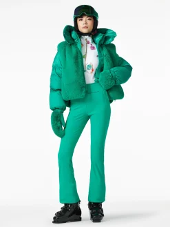 Ski Broeken-Goldbergh HIGH END Ski Pants ice green