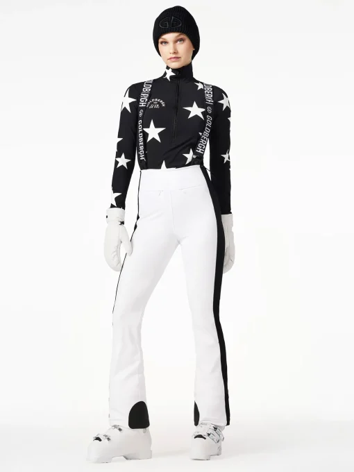 Ski Broeken-Goldbergh HIGH END Ski Pants white