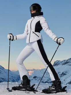 Ski Broeken-Goldbergh HIGH END Ski Pants white