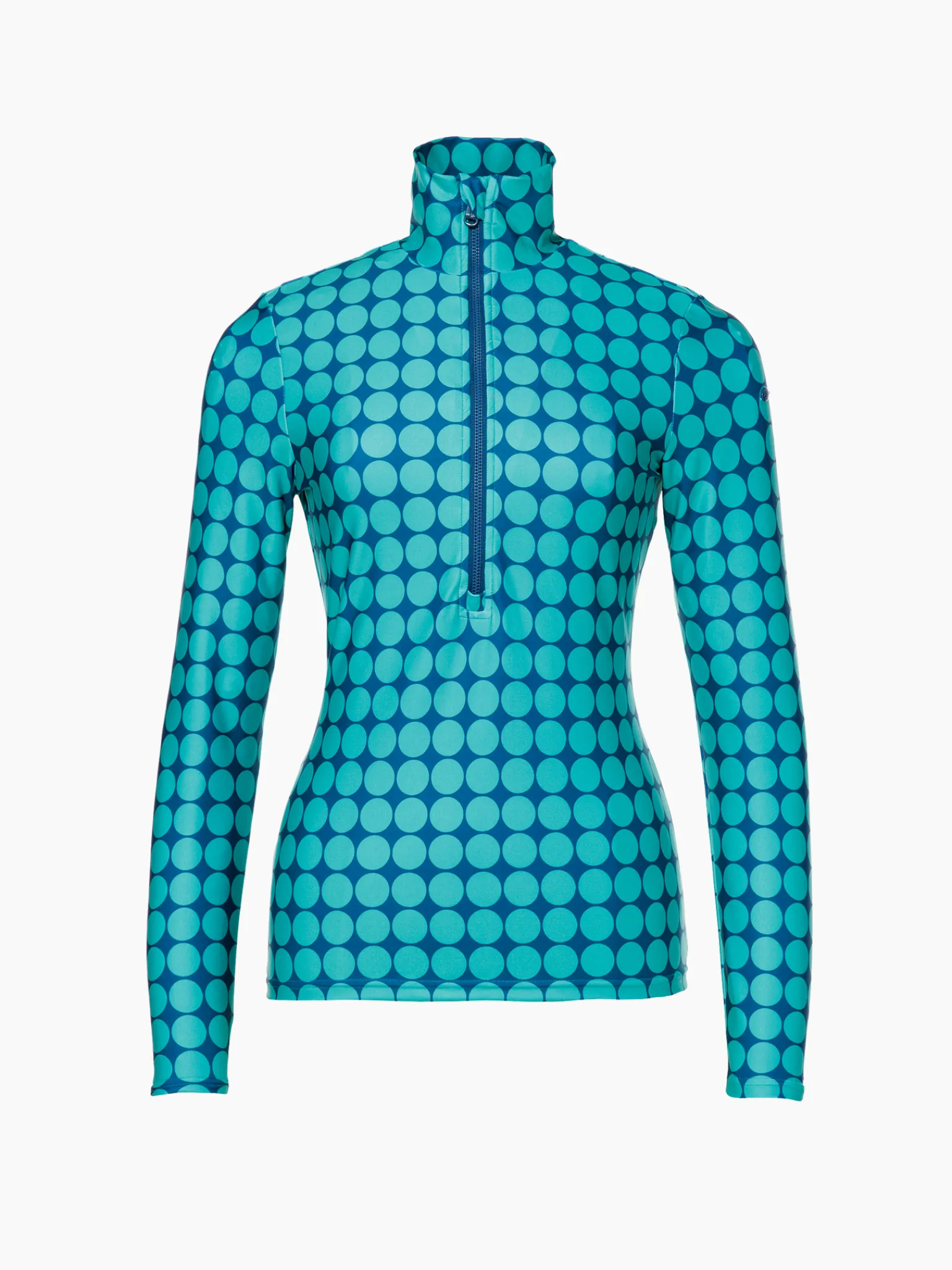 Longsleeves & T-Shirts|Pully'S-Goldbergh IMPRESS Ski Pully ice green retro dot