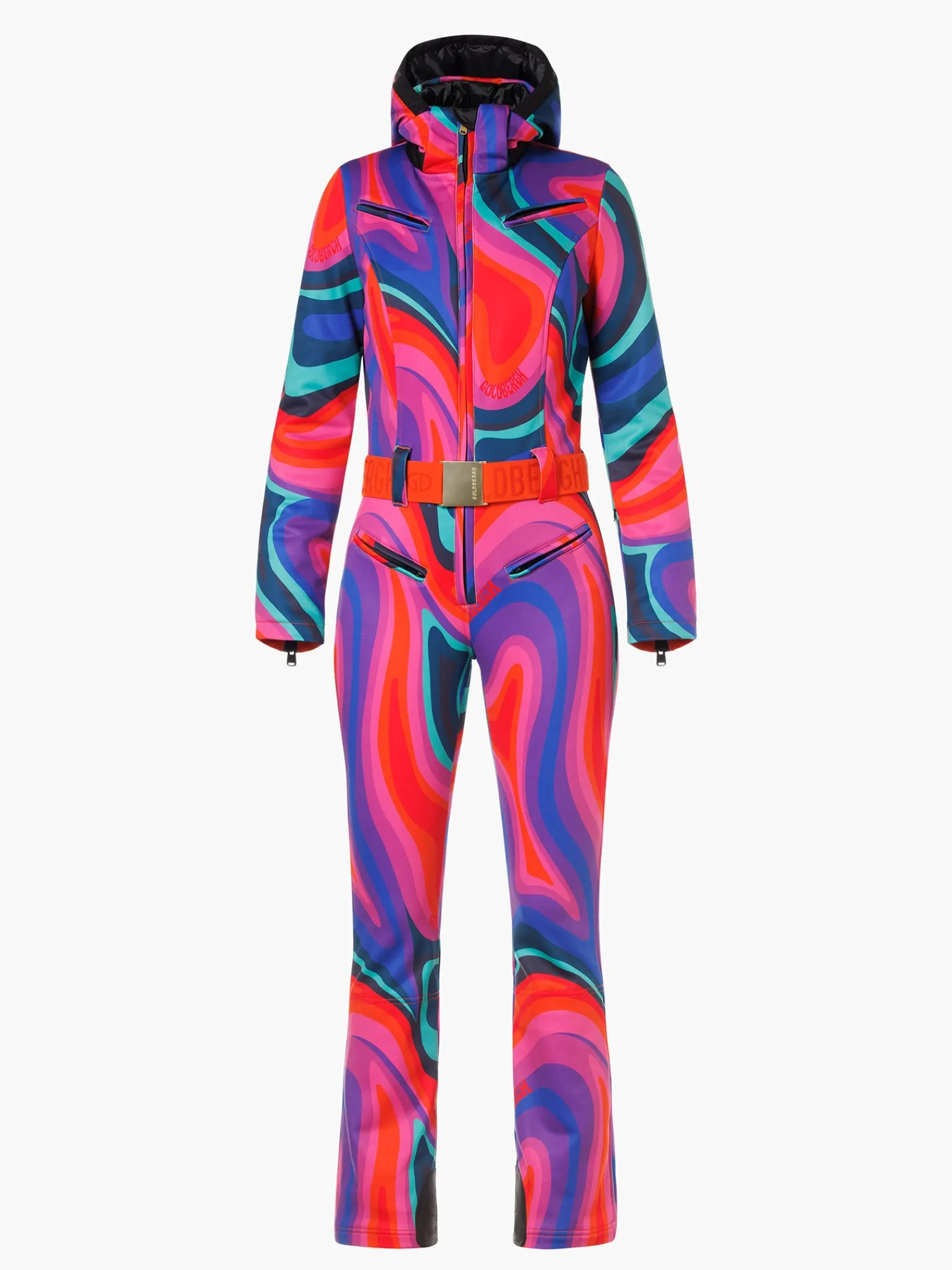 Ski Pakken-Goldbergh LA FÊTE Ski Suit absinthe rainbow