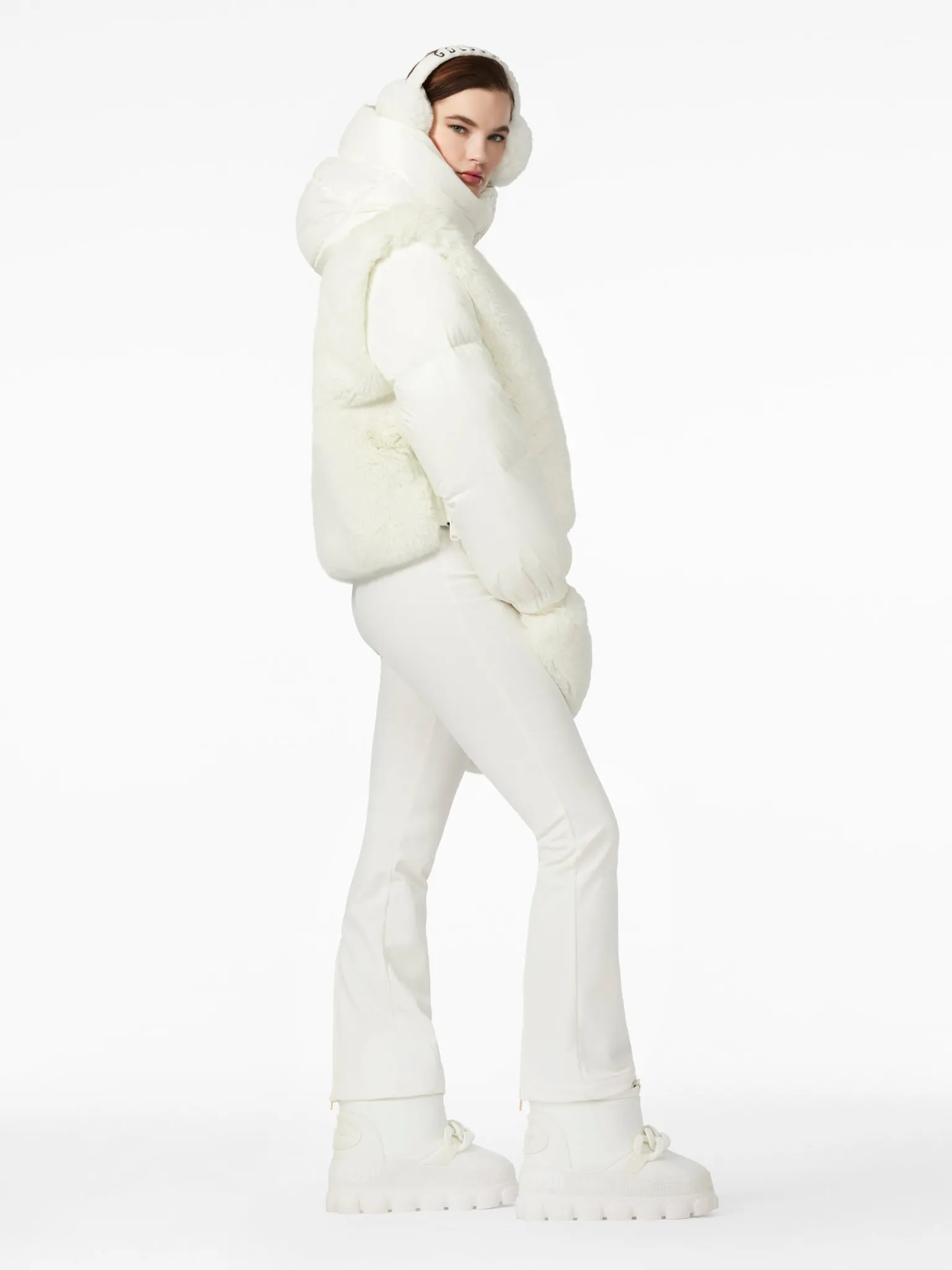Ski Jassen-Goldbergh LA REINE Ski Jacket cream