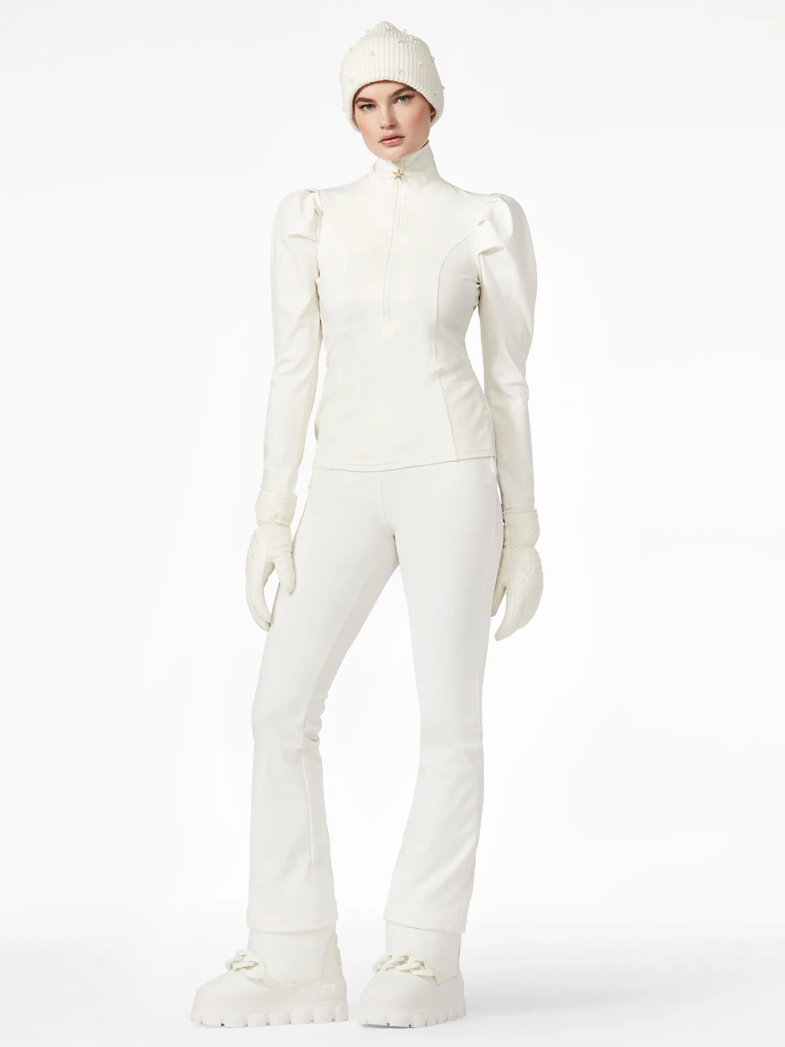 Longsleeves & T-Shirts|Pully'S-Goldbergh LOUISE Ski Pully cream