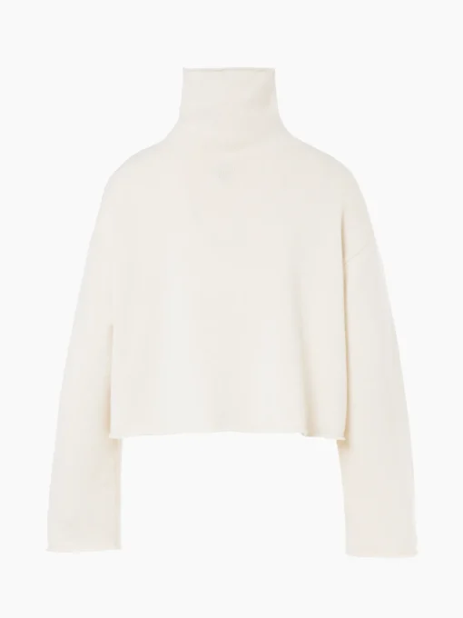 Chalet Wear|Sweaters & Hoodies-Goldbergh LOURDES Long Sleeve Knit Sweater champagne