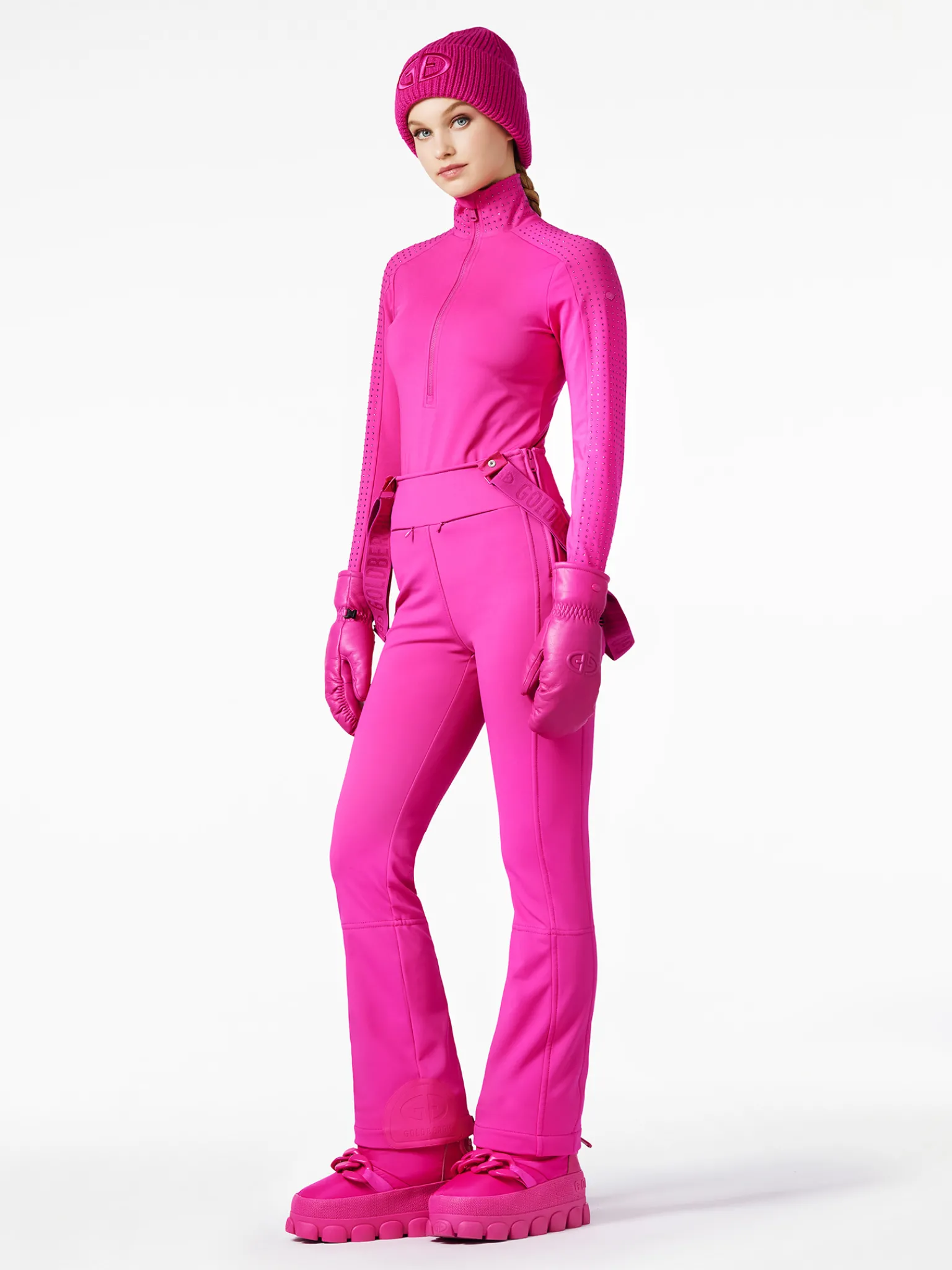Longsleeves & T-Shirts|Pully'S-Goldbergh LUMI Ski Pully passion pink