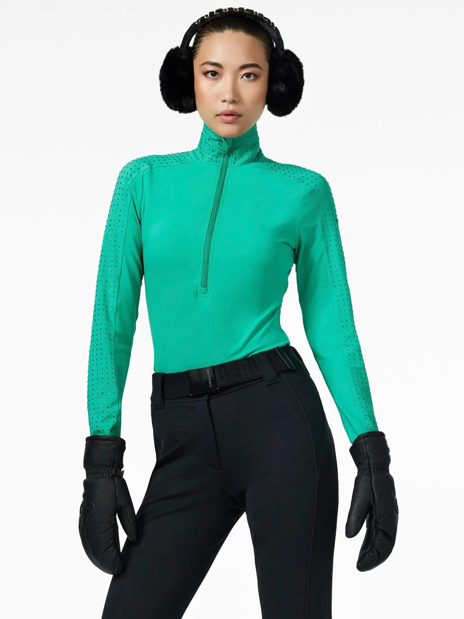 Longsleeves & T-Shirts|Pully'S-Goldbergh LUMI Ski Pully ice green