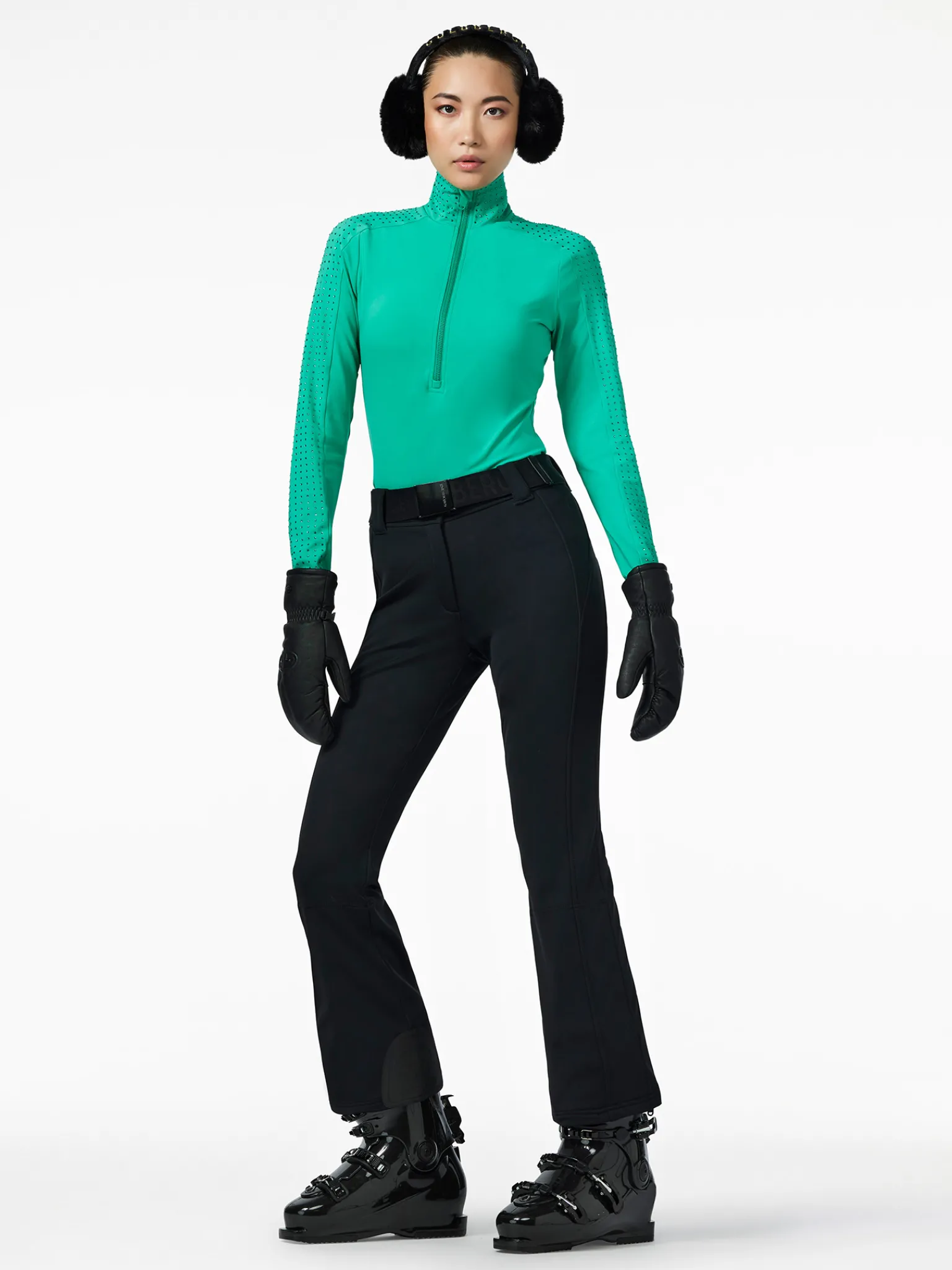 Longsleeves & T-Shirts|Pully'S-Goldbergh LUMI Ski Pully ice green