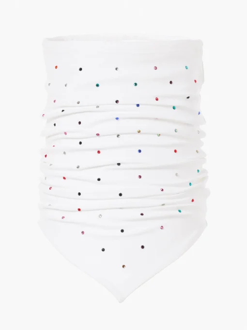 Accessories-Goldbergh MACARON Neckwarmer white