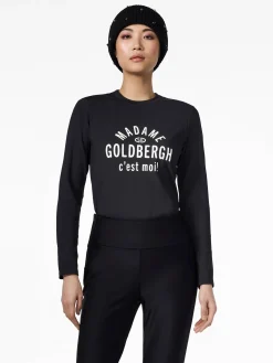Longsleeves And T-Shirts|Longsleeves & T-Shirts-Goldbergh MADAME Long Sleeve Tee black