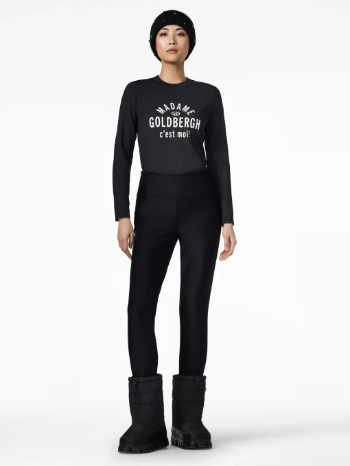 Longsleeves And T-Shirts|Longsleeves & T-Shirts-Goldbergh MADAME Long Sleeve Tee black