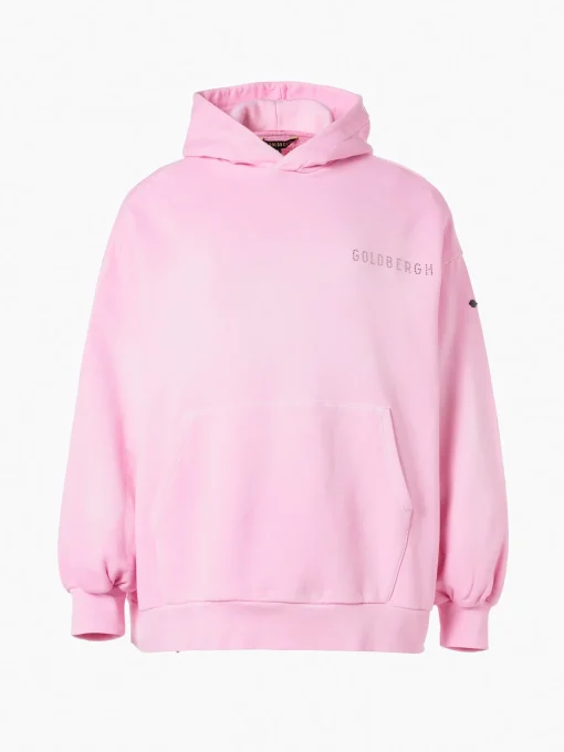 Sweaters & Hoodies-Goldbergh MARLEY Hoodie miami pink