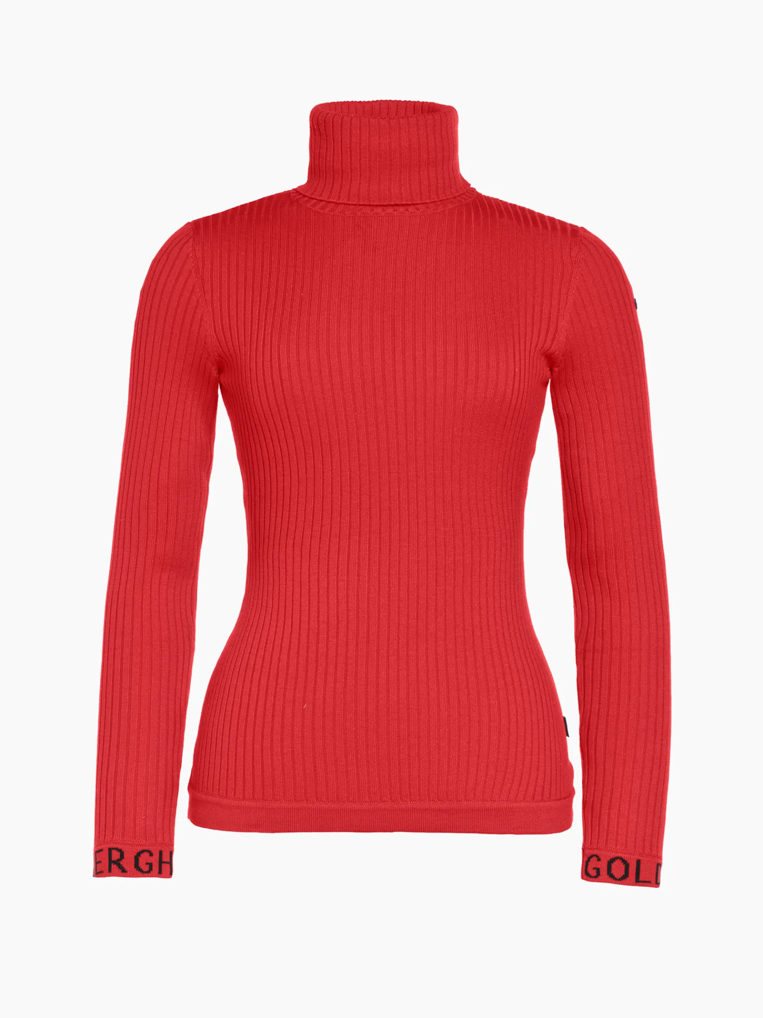 Chalet Wear|Longsleeves And T-Shirts-Goldbergh MIRA Long Sleeve Knit Sweater flame