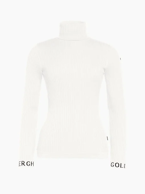 Chalet Wear|Longsleeves And T-Shirts-Goldbergh MIRA Long Sleeve Knit Sweater cream