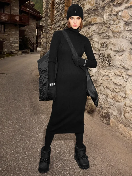 Chalet Wear-Goldbergh MIREILLE Long Sleeve Knit Dress black