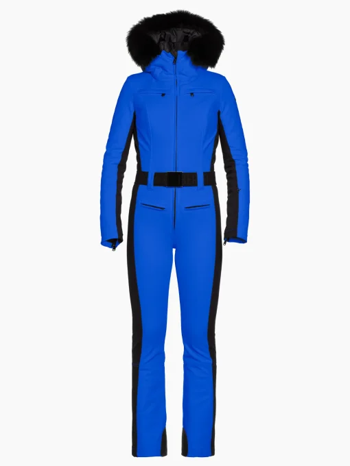 Ski Pakken-Goldbergh PARRY FAUX BORDER Ski Suit dazzling blue