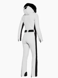 Ski Pakken-Goldbergh PARRY FAUX BORDER Ski Suit white