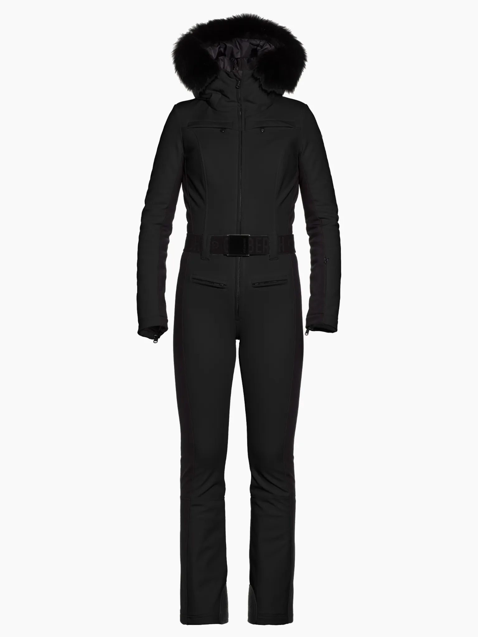 Ski Pakken-Goldbergh PARRY FAUX BORDER Ski Suit black