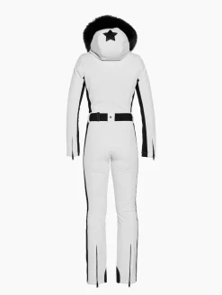Ski Pakken-Goldbergh PARRY LONG FAUX BORDER Ski Suit white