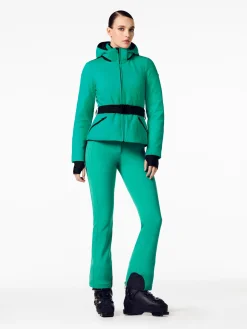 Ski Broeken-Goldbergh PIPPA Ski Pants Long ice green