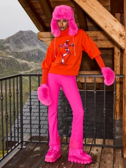 Chalet Wear|Sweaters & Hoodies-Goldbergh PRET À PORTER Turtle Neck Sweater orange