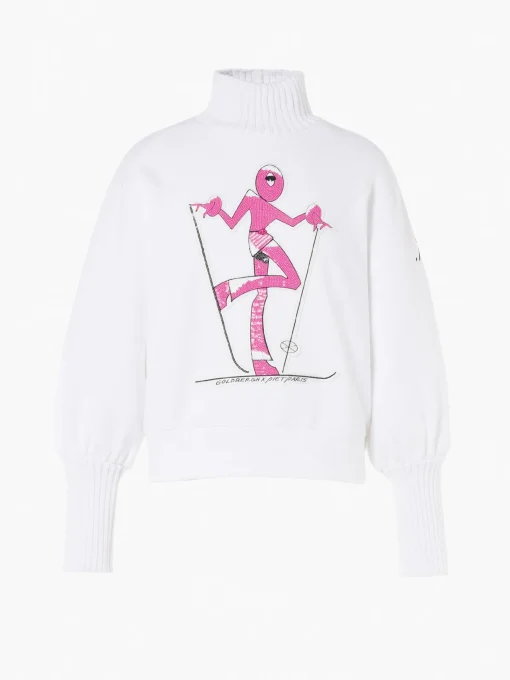 Sweaters & Hoodies|Sweaters & Hoodies-Goldbergh PRET À PORTER Turtle Neck Sweater white