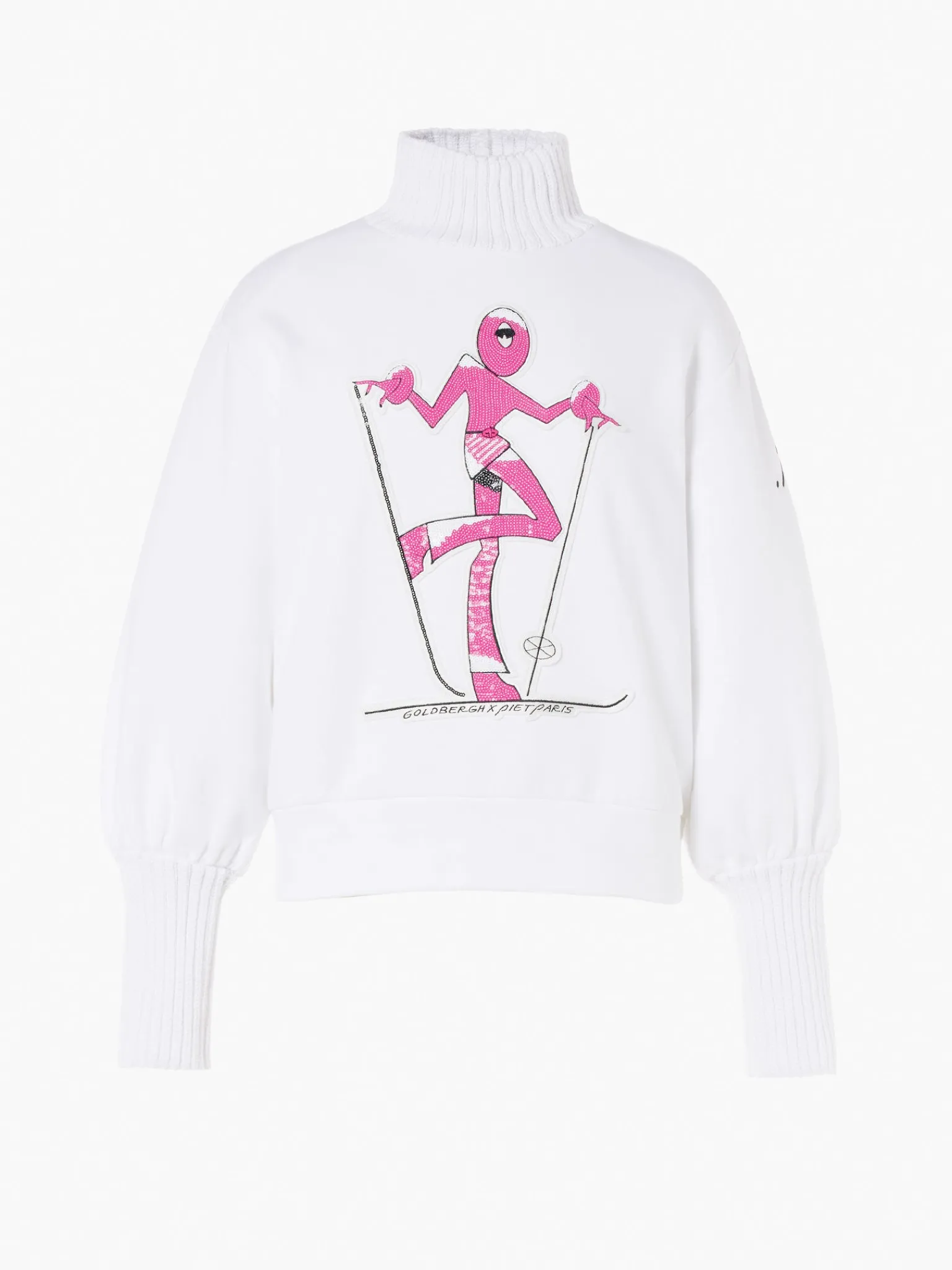 Sweaters & Hoodies|Sweaters & Hoodies-Goldbergh PRET À PORTER Turtle Neck Sweater white
