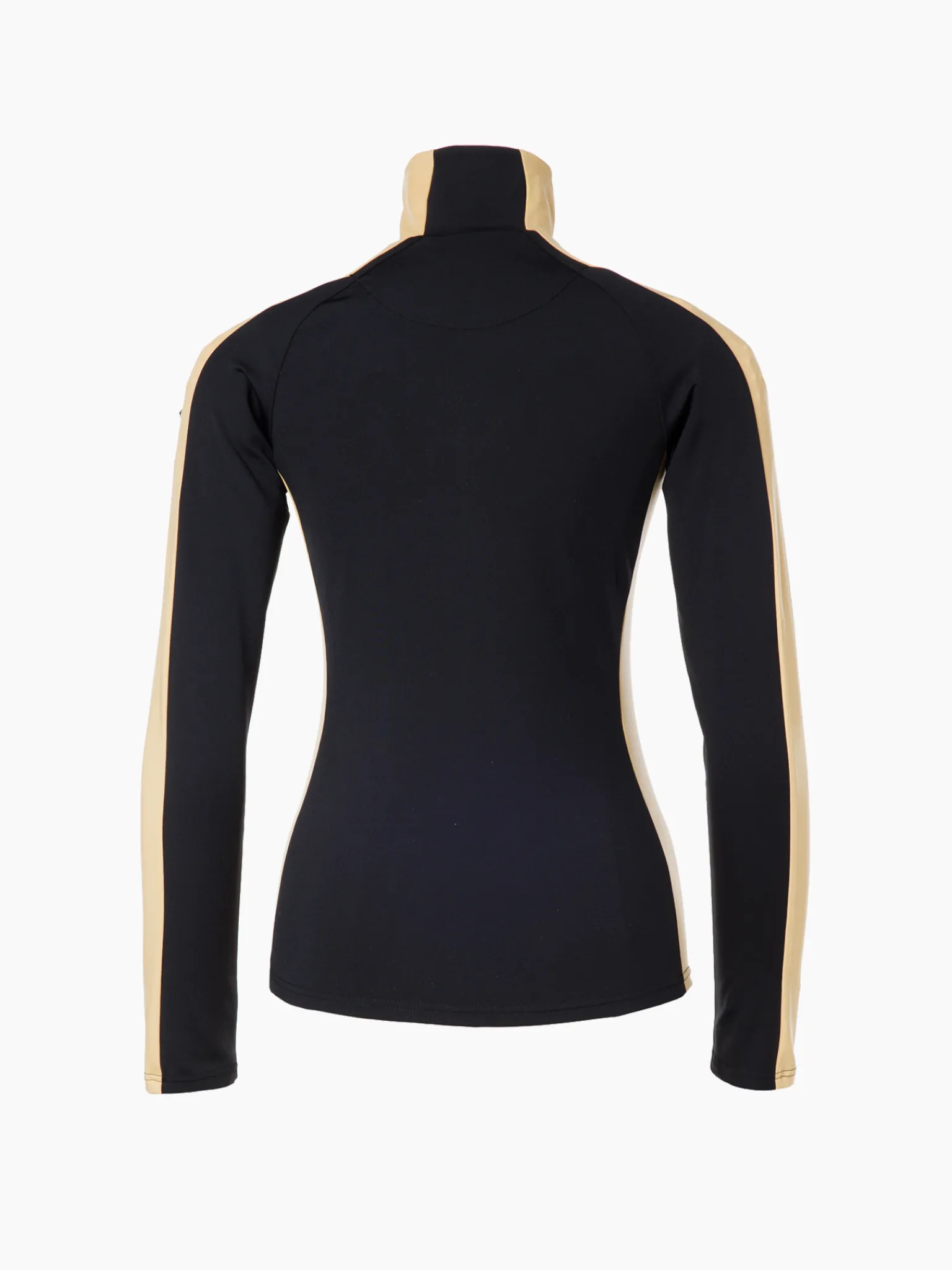 Longsleeves & T-Shirts-Goldbergh ROYAL Ski Pully black/gold
