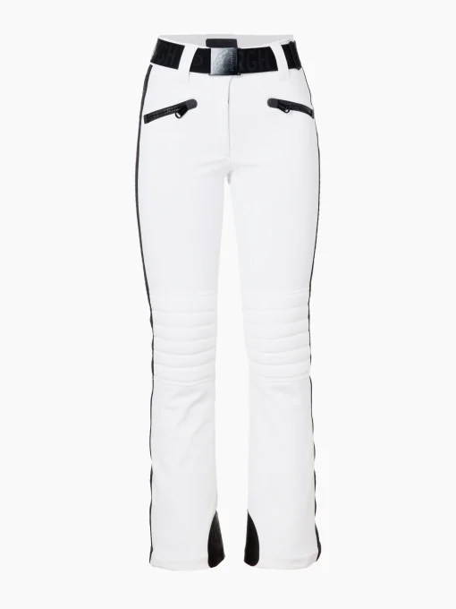 Ski Broeken-Goldbergh SLALOM LONG Ski Pants white