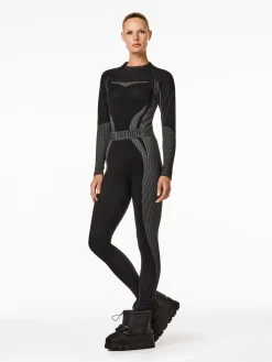 Ski Baselayers-Goldbergh Slick Baselayer Long Sleeve Black