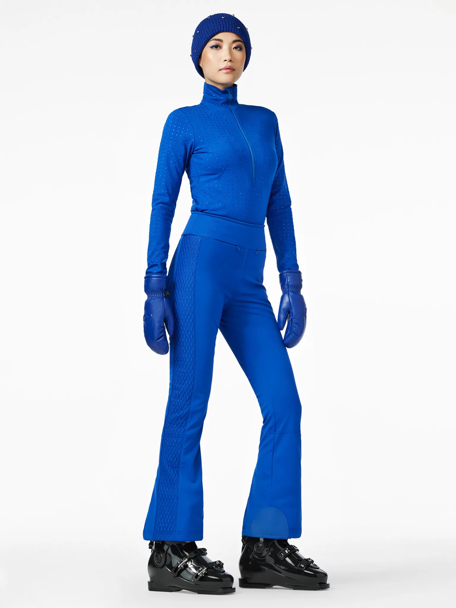 Longsleeves & T-Shirts-Goldbergh SPARK Ski Pully dazzling blue