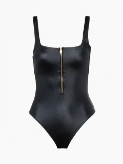 Swimwear-Goldbergh SURFSIDE Bathing Suit Zipper black