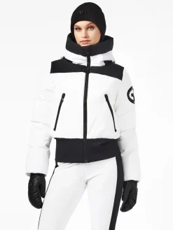 Ski Jassen|Jackets-Goldbergh VILLAGE Ski Jacket white
