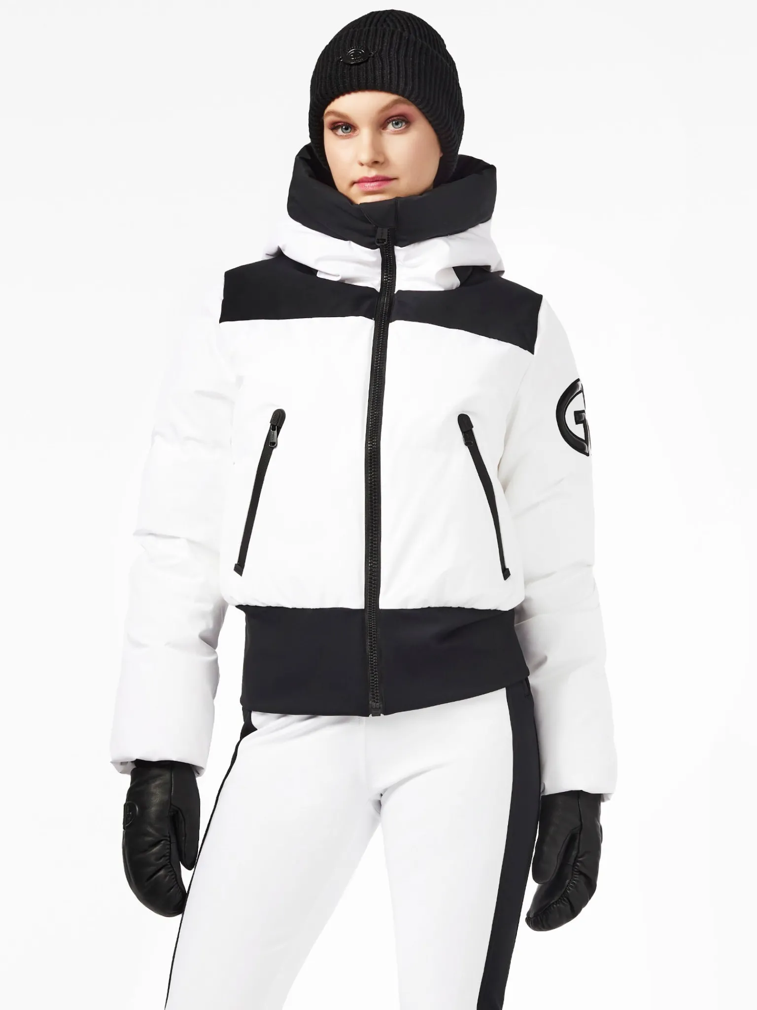 Ski Jassen|Jackets-Goldbergh VILLAGE Ski Jacket white