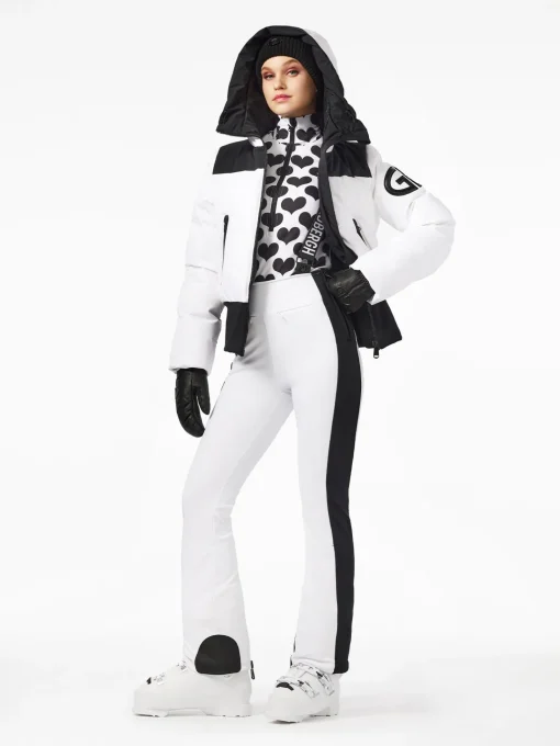 Ski Jassen|Jackets-Goldbergh VILLAGE Ski Jacket white