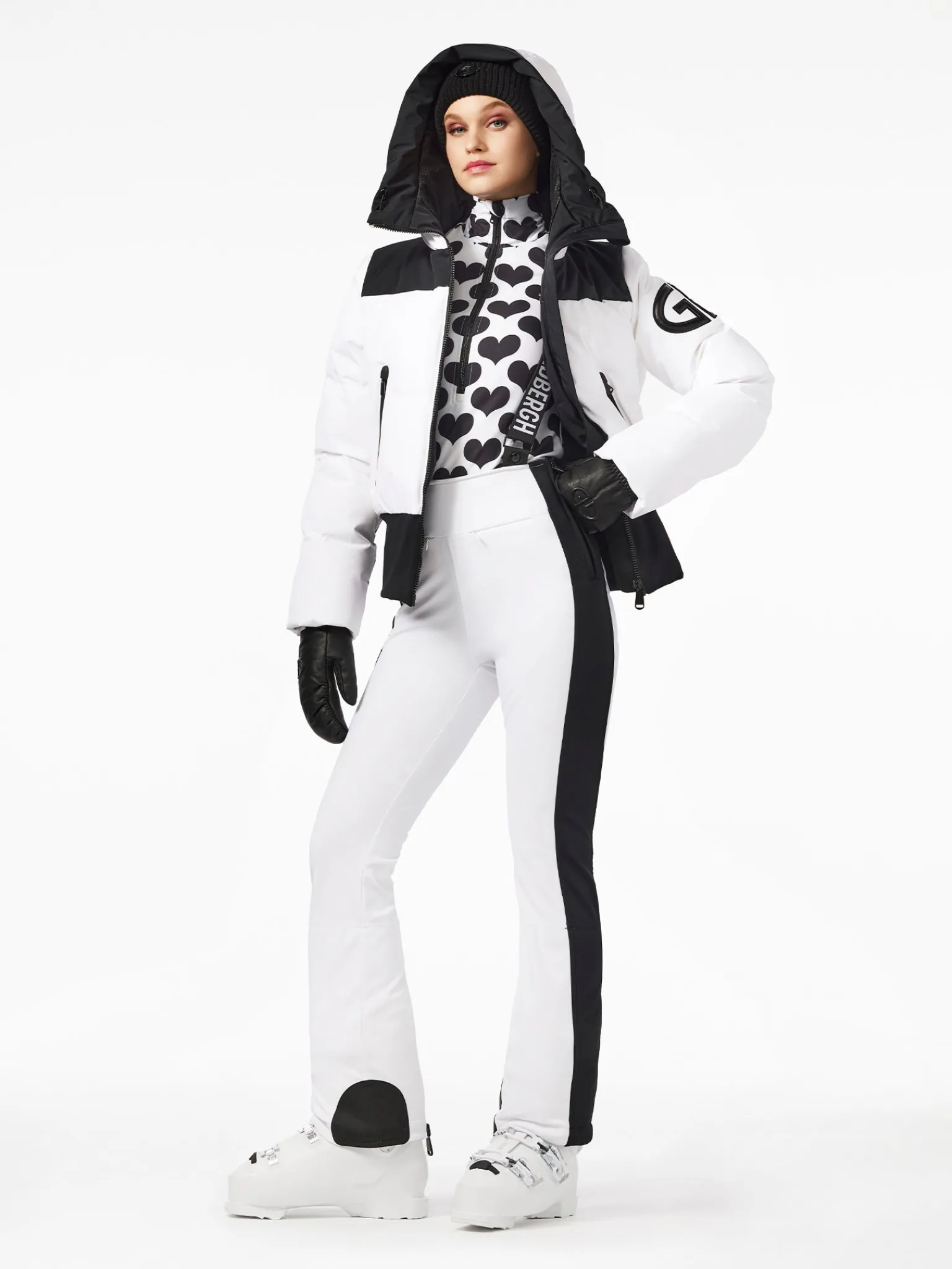 Ski Jassen|Jackets-Goldbergh VILLAGE Ski Jacket white