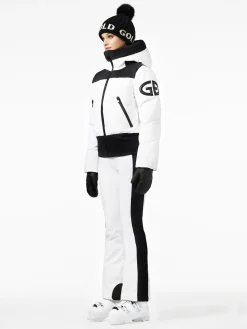 Ski Jassen|Jackets-Goldbergh VILLAGE Ski Jacket white