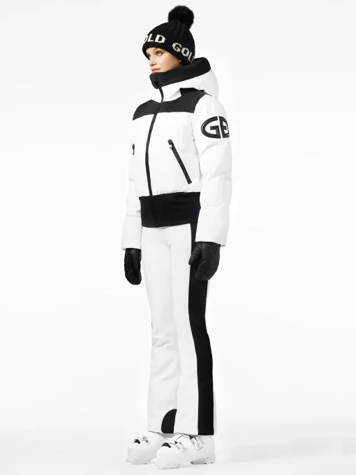 Ski Jassen|Jackets-Goldbergh VILLAGE Ski Jacket white