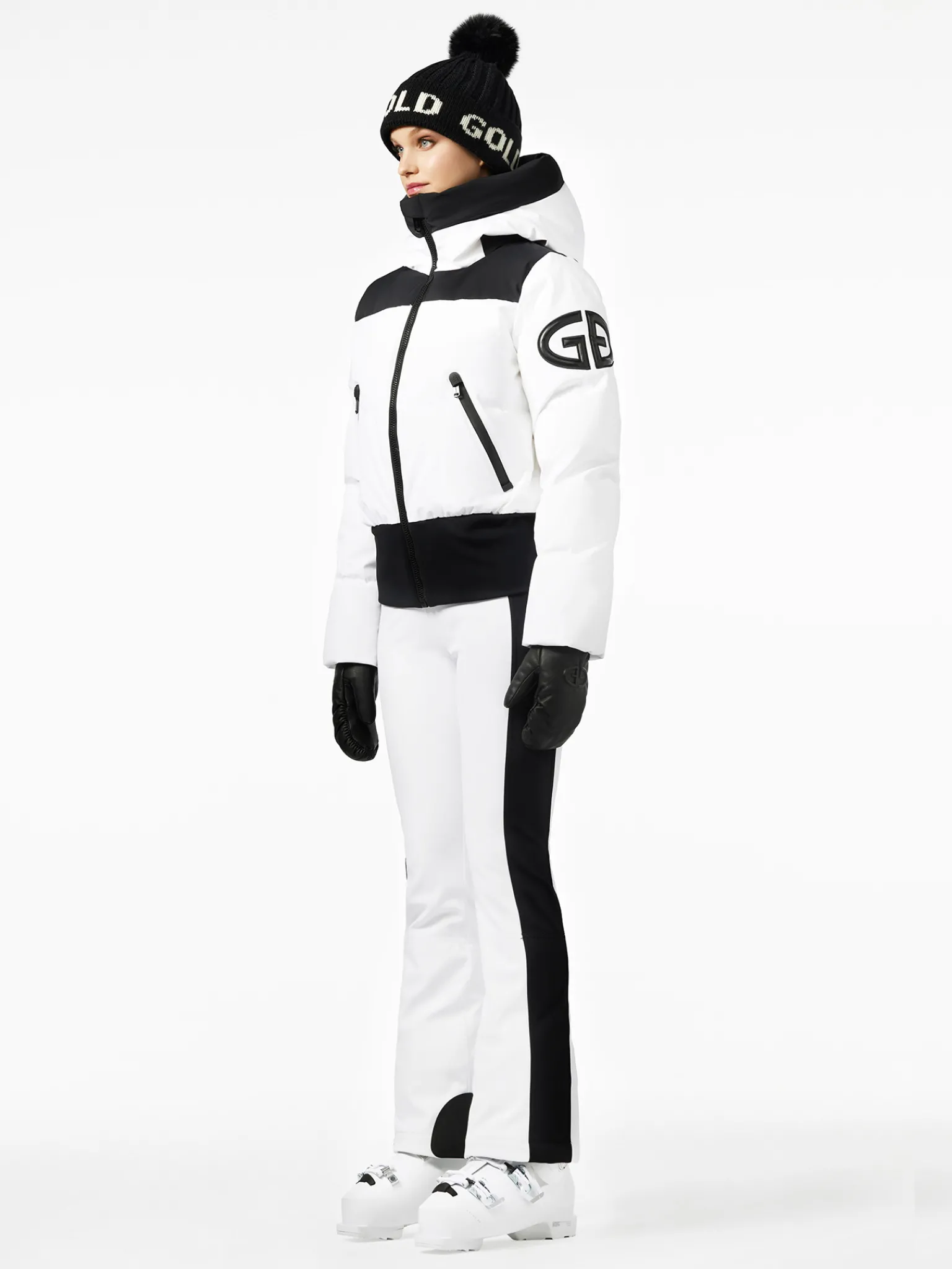 Ski Jassen|Jackets-Goldbergh VILLAGE Ski Jacket white