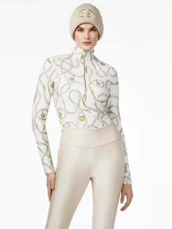 Longsleeves & T-Shirts-Goldbergh VIVIENNE Ski Pully cream