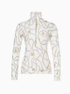 Longsleeves & T-Shirts-Goldbergh VIVIENNE Ski Pully cream