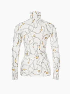 Longsleeves & T-Shirts-Goldbergh VIVIENNE Ski Pully cream